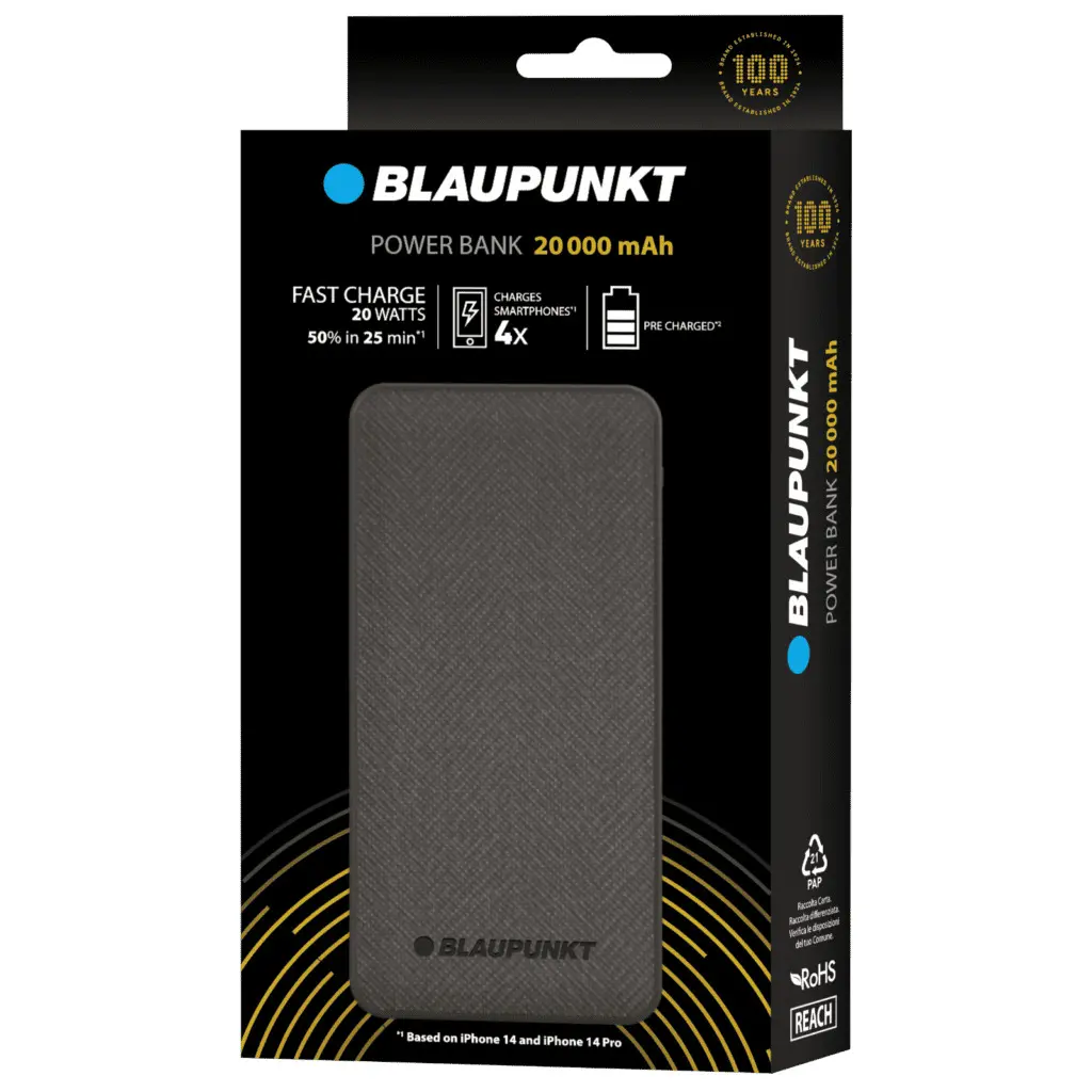 Powerbank Blaupunkt BL-120PB 20000mAh 20W Czarny