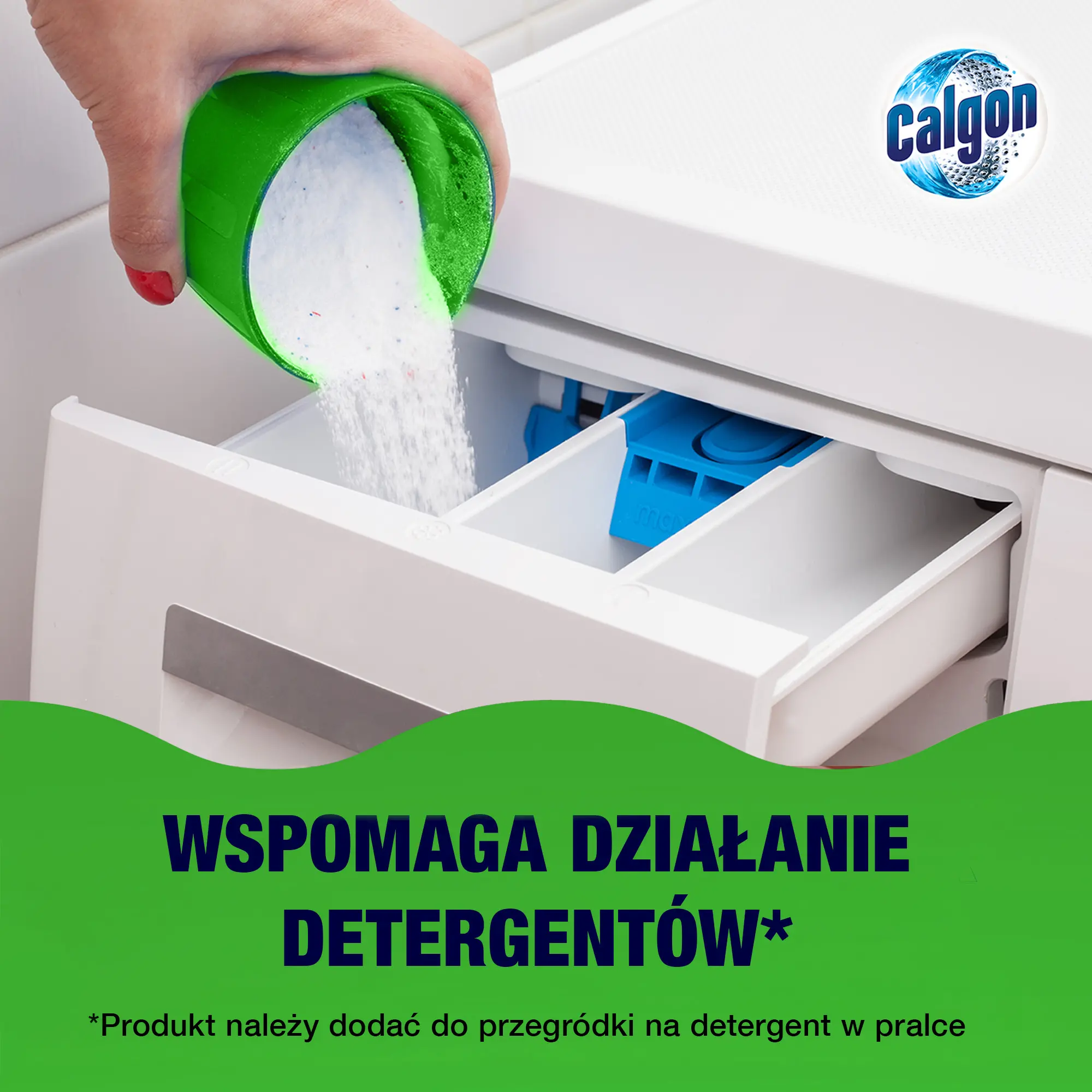 Proszek do zmiękczania wody Calgon Hygiene+ 1kg