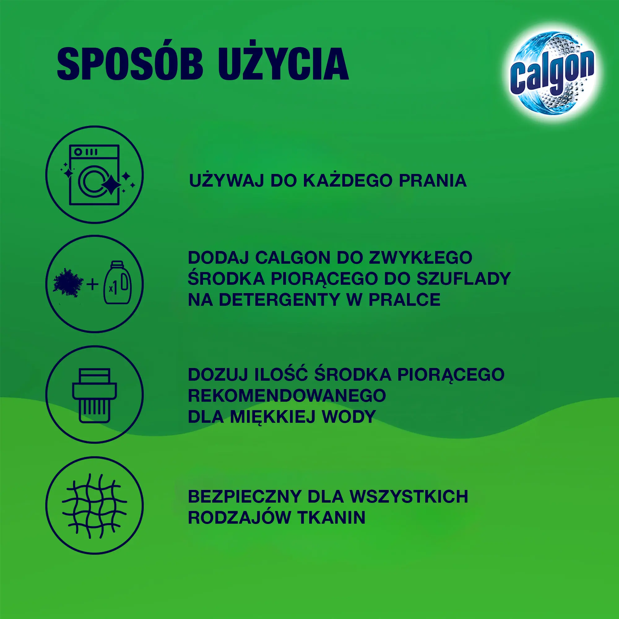 Proszek do zmiękczania wody Calgon Hygiene+ 1kg