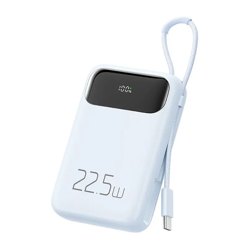 Powerbank Mcdodo MC-3244 10000mAh, 22.5W z kablem USB-C Niebieski
