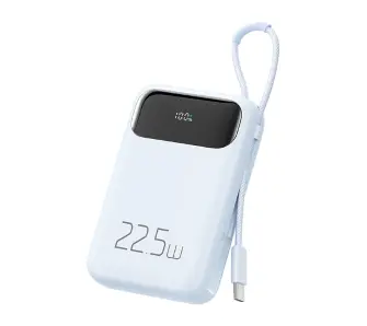 Powerbank Mcdodo MC-3244 10000mAh, 22.5W z kablem USB-C Niebieski