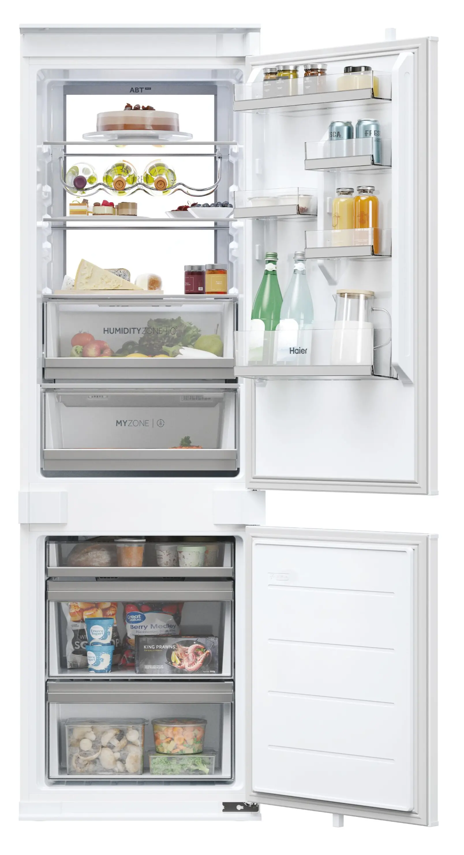 Haier ID Series 6 HBW7518CF Funkcje AI Pełny No Frost 177cm Szuflada z kontrolą wilgotności Zdalne sterowanie