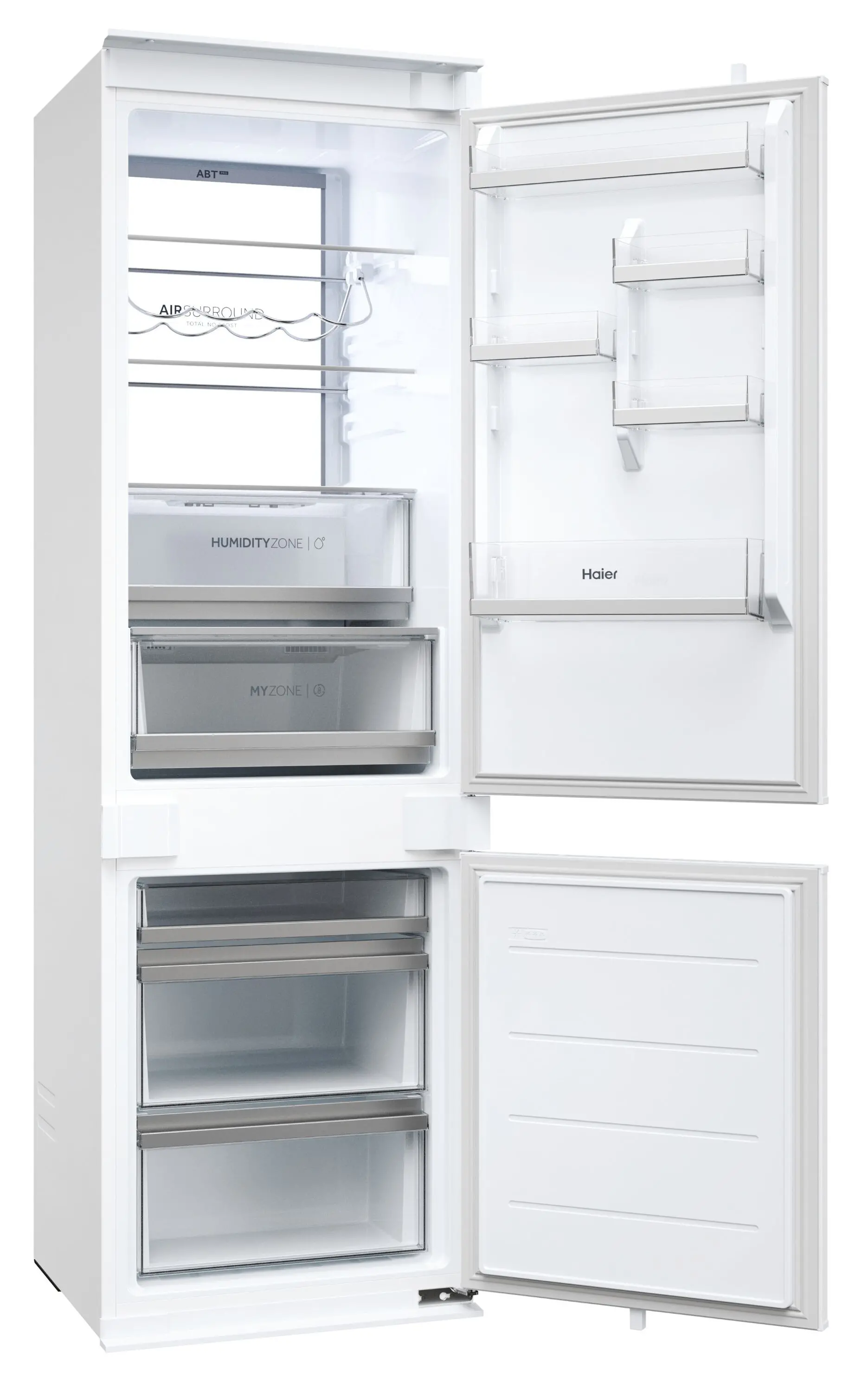 Lodówka Haier ID Series 6 HBW7518CF Pełny No Frost 177cm Szuflada z kontrolą wilgotności Zdalne sterowanie