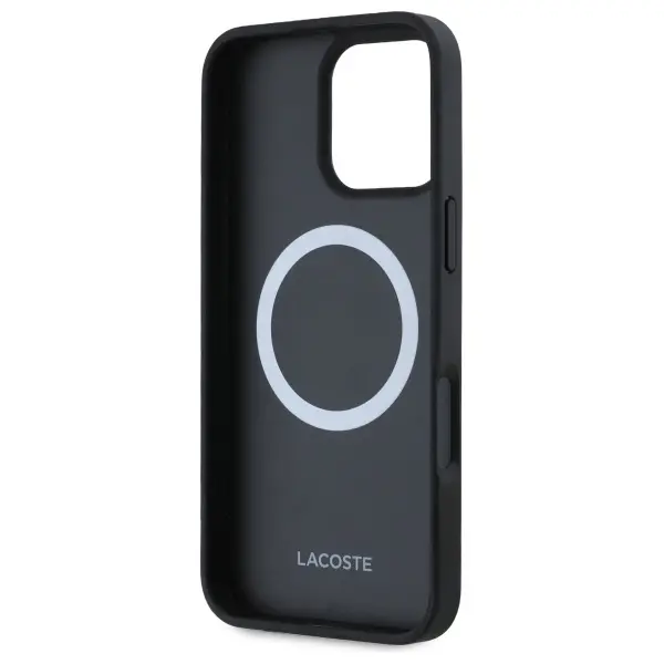 Etui Lacoste Blend Monogram MagSafe do iPhone 16 Pro Max Khaki