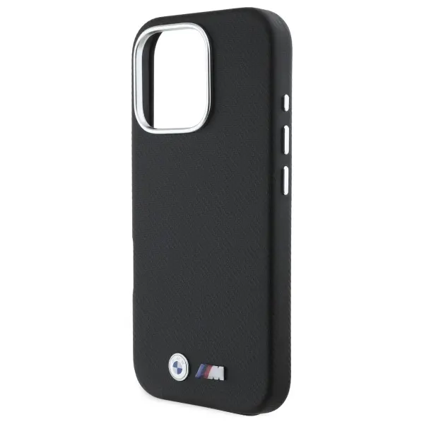Etui BMW M Edition Kevlar wrapped metal do iPhone 16 Pro Czarny