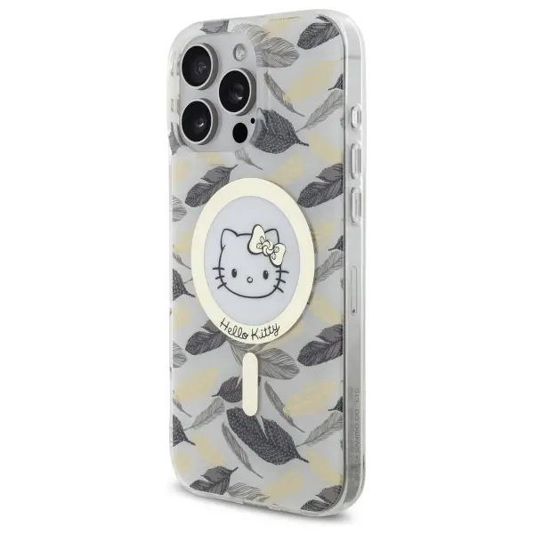 Etui Hello Kitty IML Golden Leaves MagSafe do iPhone 16 Pro Max