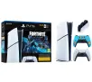 Konsola Sony PlayStation 5 Digital Slim D Chassis (PS5) 1TB Fortnite Cobalt + Dodatkowy Pad Fortnite + Stacja Ładowania