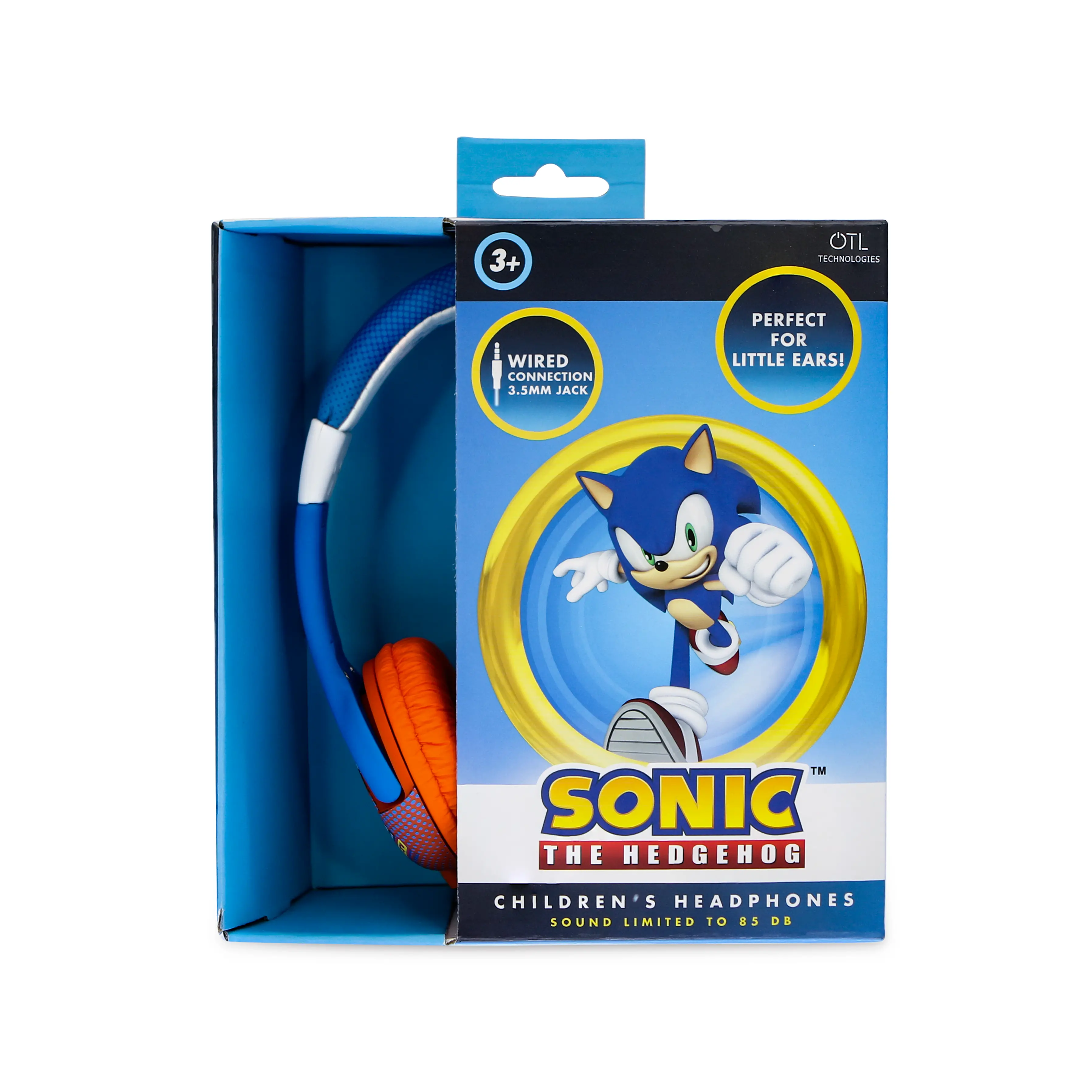 Słuchawki przewodowe OTL Technologies Sonic the Hedgehog Dla dzieci Nauszne Niebieski