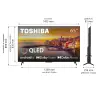 Telewizor Toshiba 65QA2363DG 65" QLED 4K Android TV Dolby Vision Dolby Atmos HDMI 2.1 DVB-T2