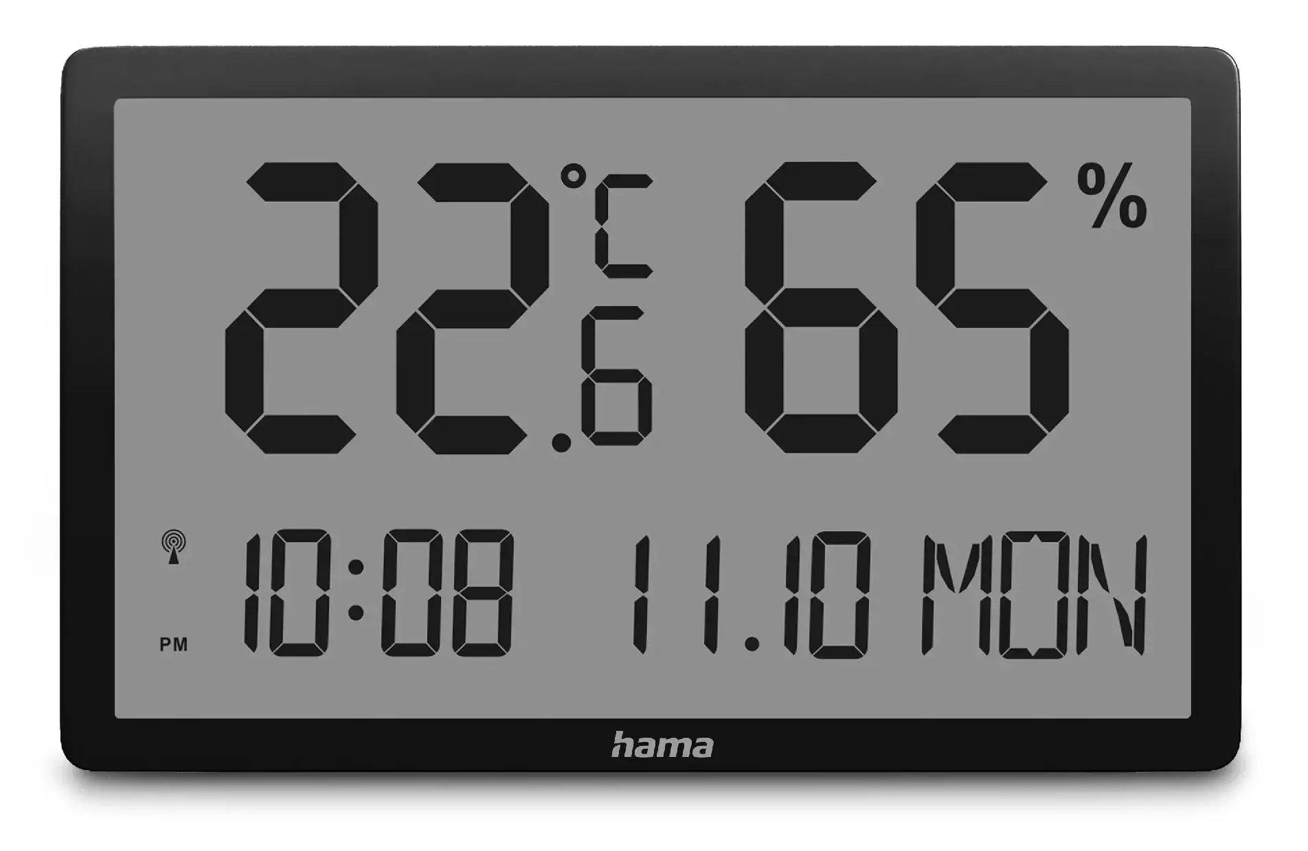Termometr i higrometr Hama Lombok Czarny