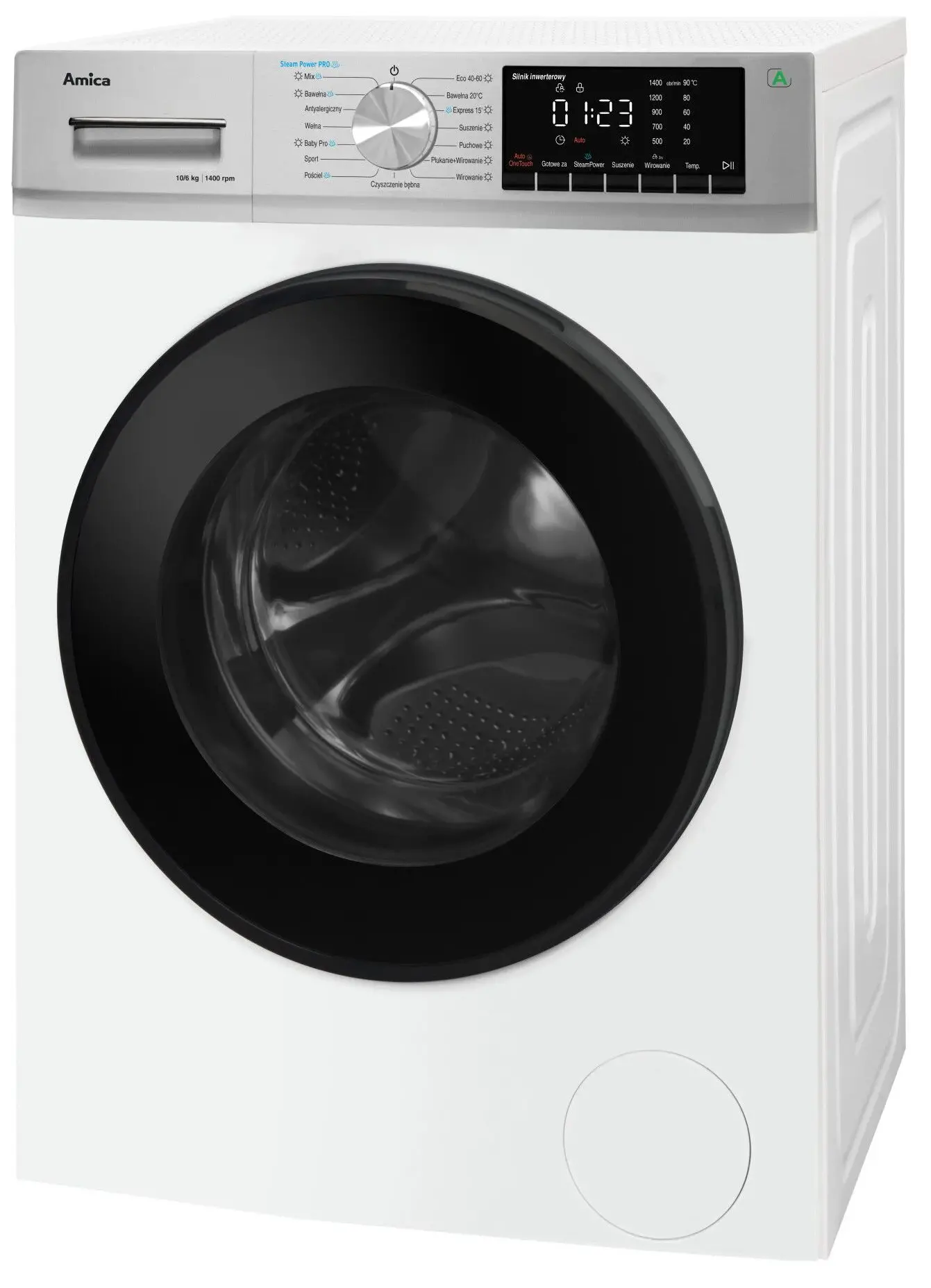 Pralko-suszarka Amica A2WDC10614DLiStD 51cm 10kg/6kg