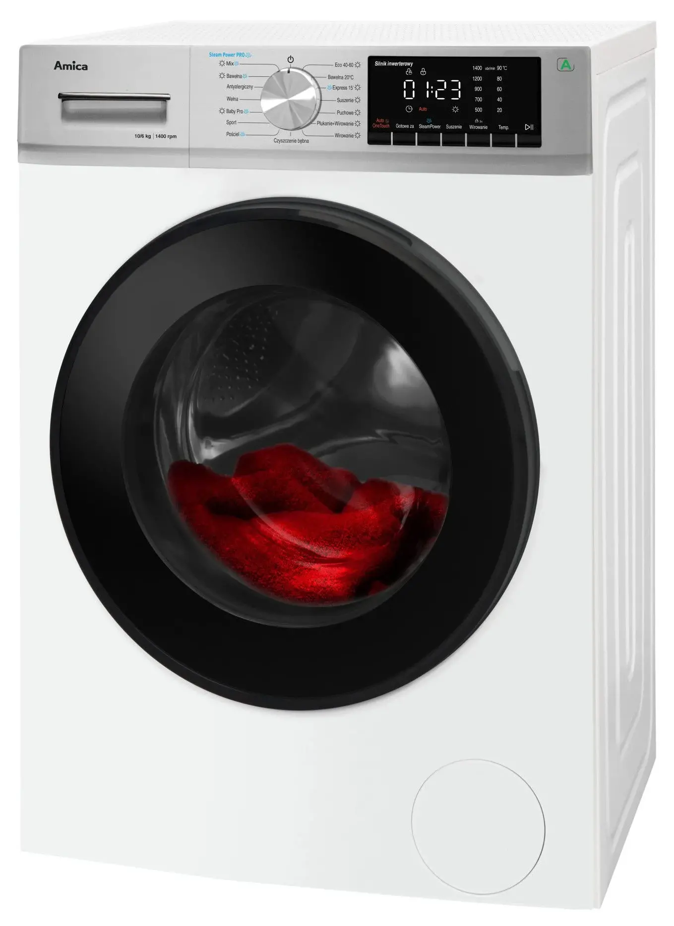 Pralko-suszarka Amica A2WDC10614DLiStD 51cm 10kg/6kg
