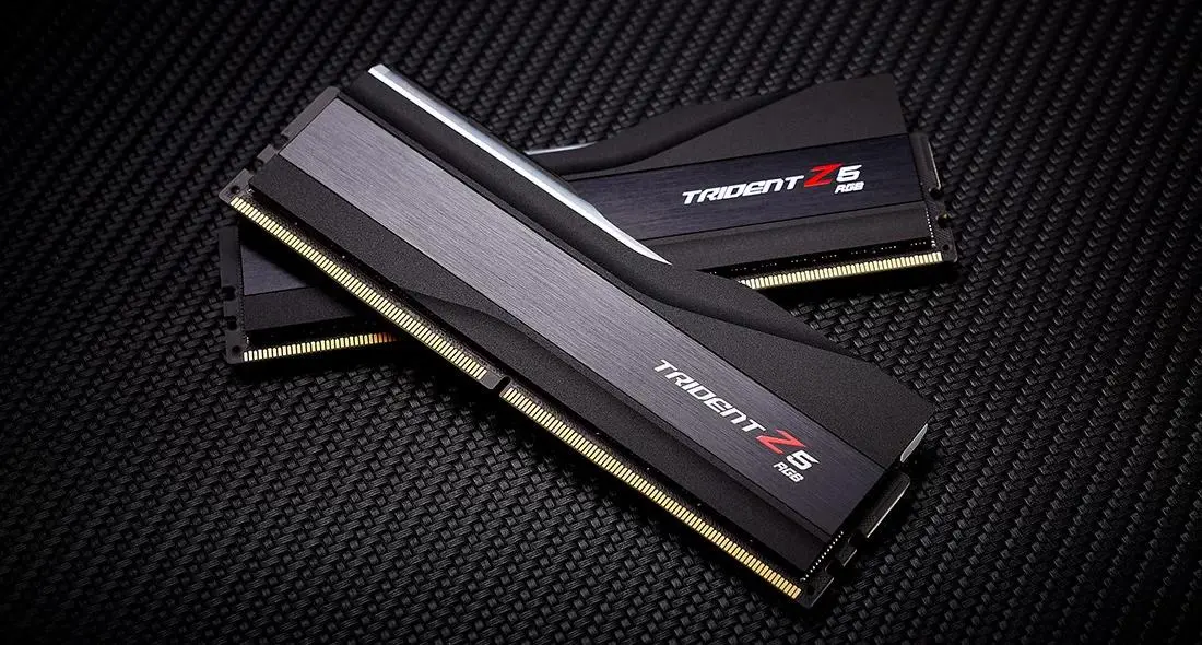 Pamięć RAM G.Skill Trident Z5 RGB DDR5 64GB (2 x 32GB) 6000 CL30 Czarny