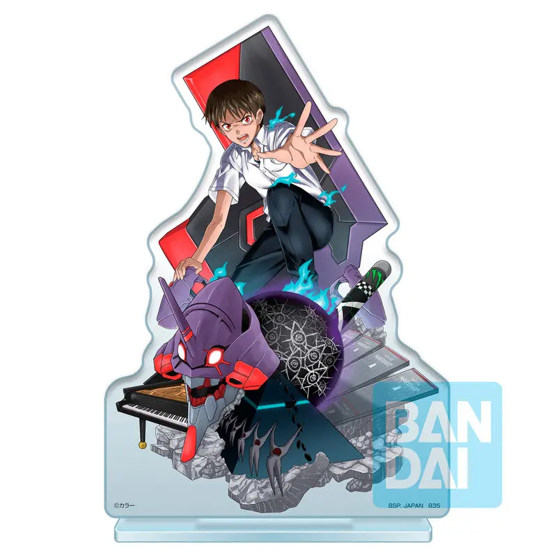 Figurka Banpresto Chibansho Evangelion - Acrylic Stand - Shinji Ikari (Operation Started!)