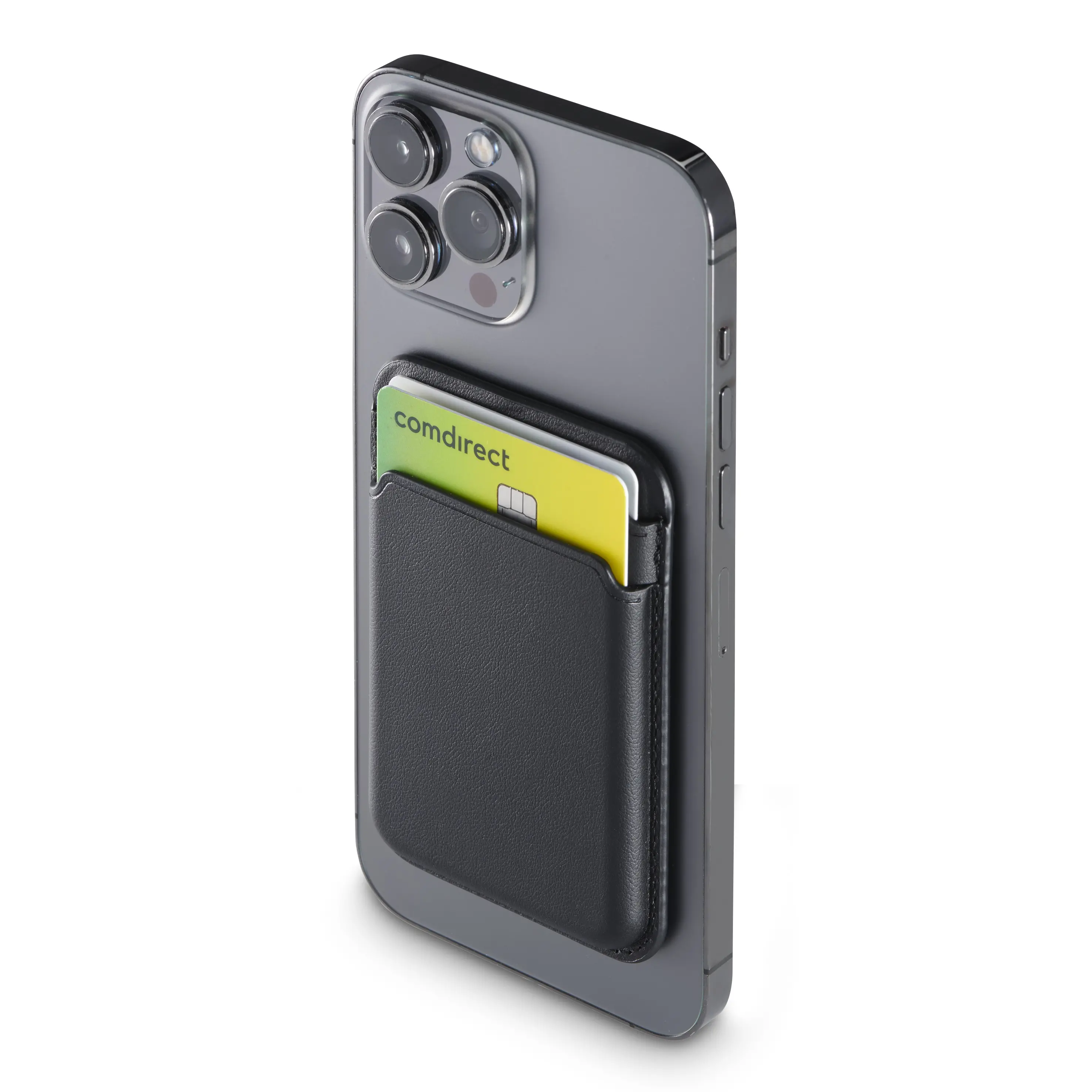 Etui Hama na karty MAGCASE do iPhone 12/13/14/15 Czarny