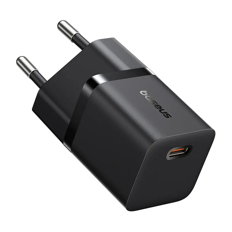 Ładowarka sieciowa Baseus GaN5 mini 1C 25W + kabel USB-C Czarny