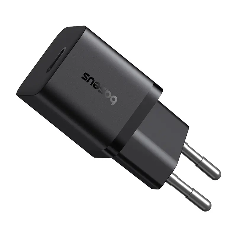 Ładowarka sieciowa Baseus GaN5 mini 1C 25W + kabel USB-C Czarny