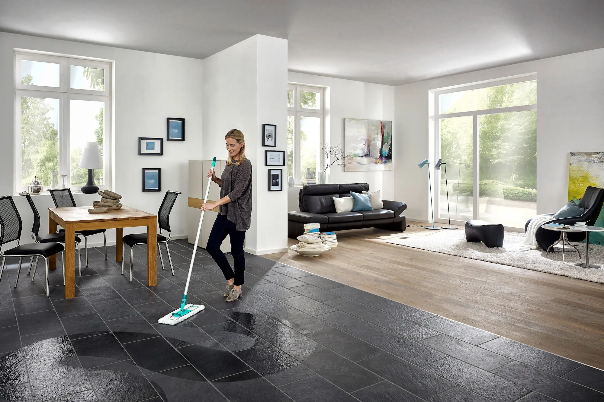 Mop płaski Leifheit Profi 55045