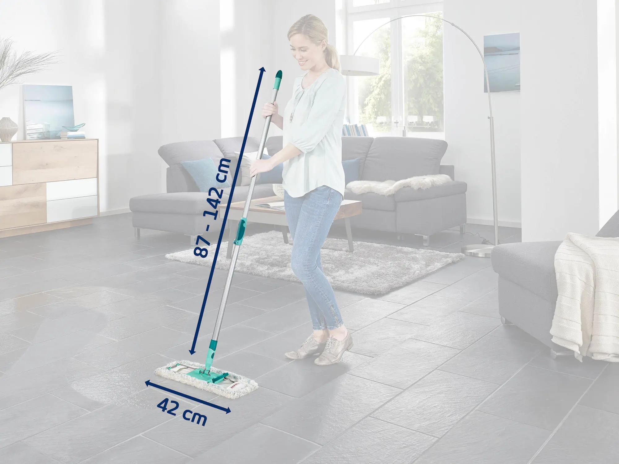 Mop płaski Leifheit Profi 55023