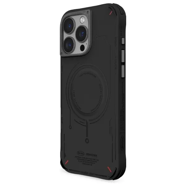 Etui Skinarma Mecha Magnetic Charging do iPhone 16 Pro Max Czarny