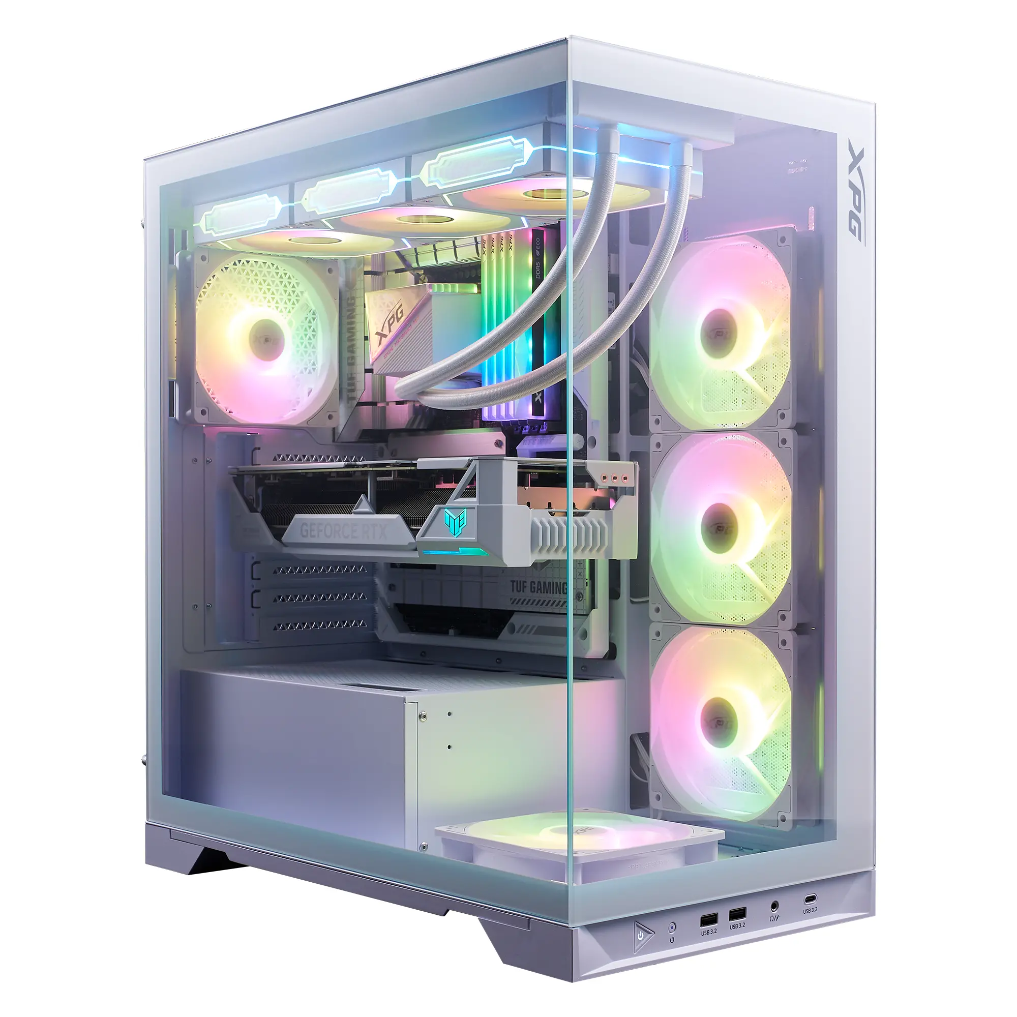 Obudowa XPG Invader X BTF RGB Biały