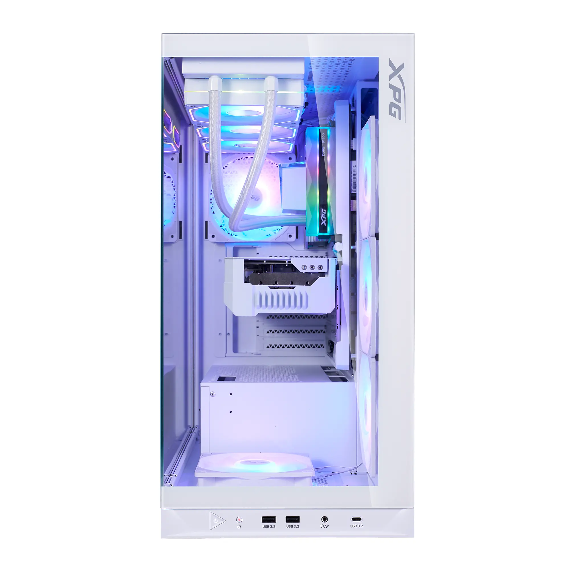 Obudowa XPG Invader X BTF RGB Biały