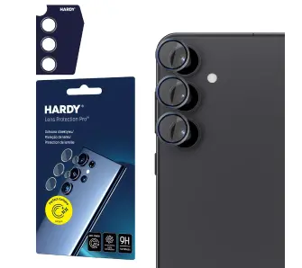 Szkło hartowane 3mk HARDY Lens Protection Pro Black do Samsung Galaxy S25