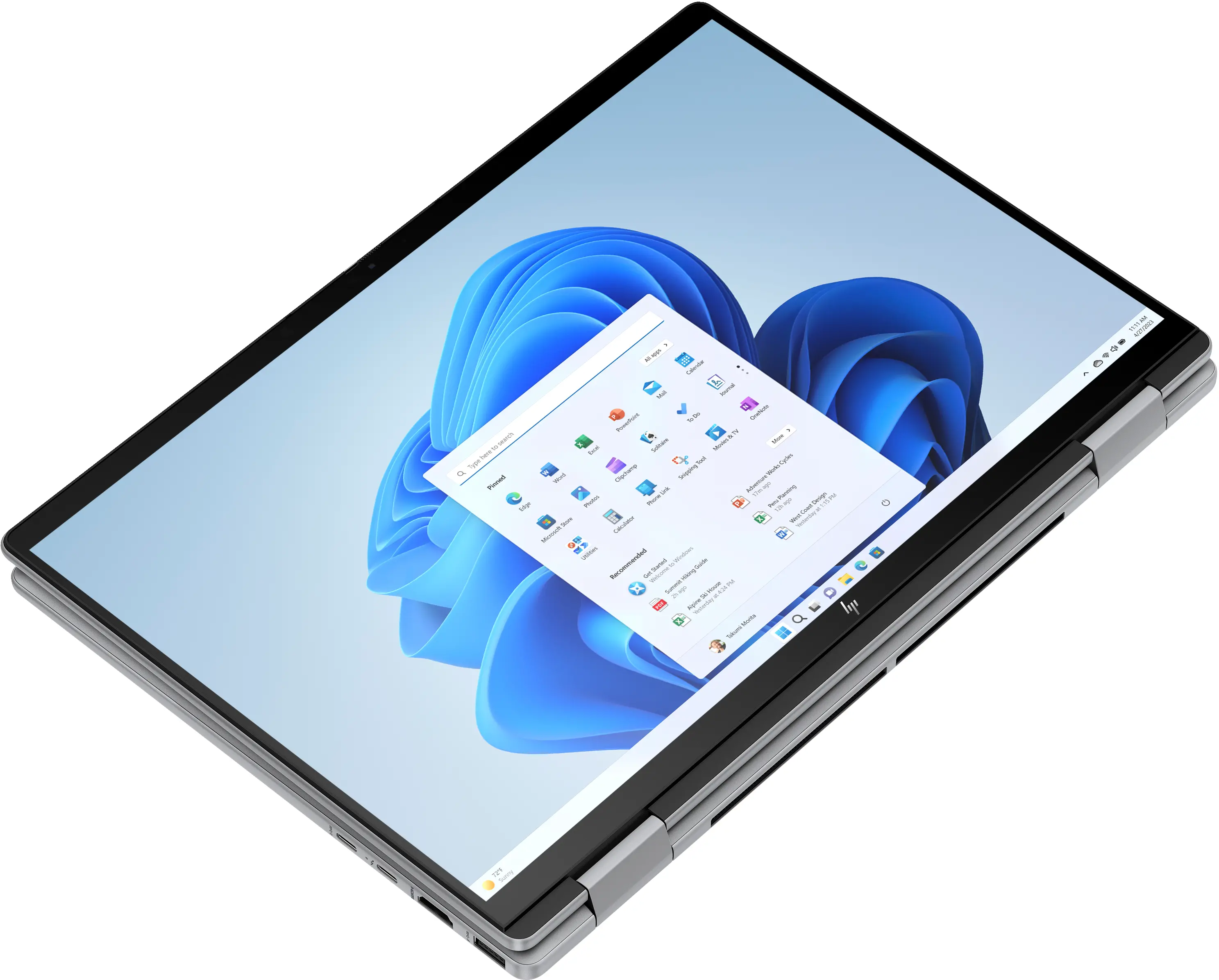 Laptop 2w1 HP Envy x360 14-fc0015nw 14" Ultra 5 125U 16GB RAM 512GB Dysk SSD Win11 Srebrny
