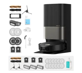 Robot sprzątający Dreame X50 Ultra Complete Funkcja mopowania Stacja oczyszczająca Tworzenie mapy pomieszczenia Czarny