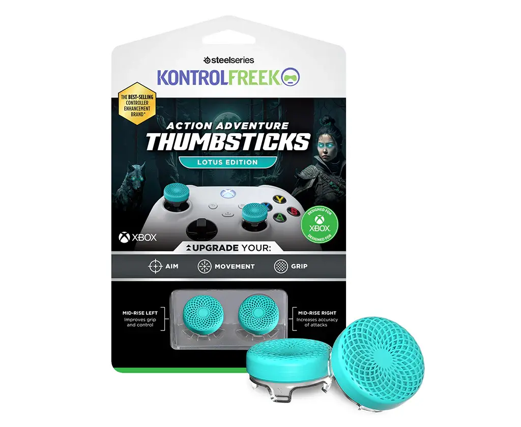 Nakładka SteelSeries Kontrolfreek 7102-XBX Action Adventure Thumsticks Lotus Edition