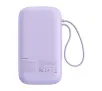 Powerbank Baseus P10055009513-00 QPow 2 z kablem USB-C 20000mAh 30W Fioletowy
