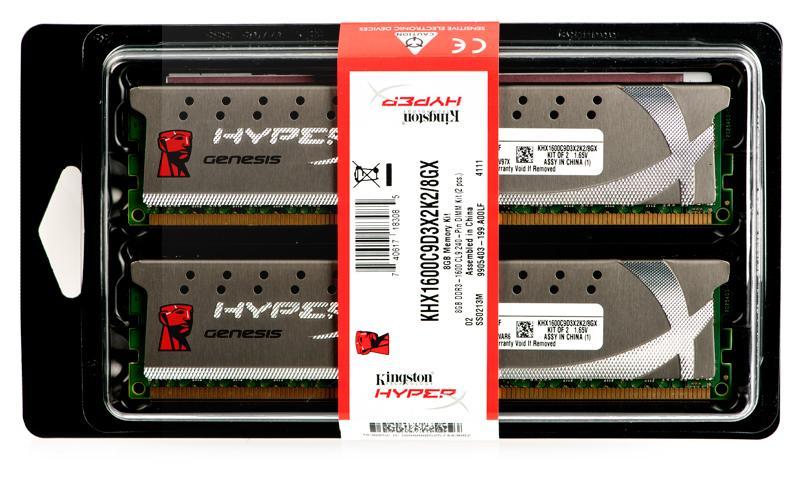 Pamięć RAM Kingston DDR3 8GB 1600 CL9 DUAL