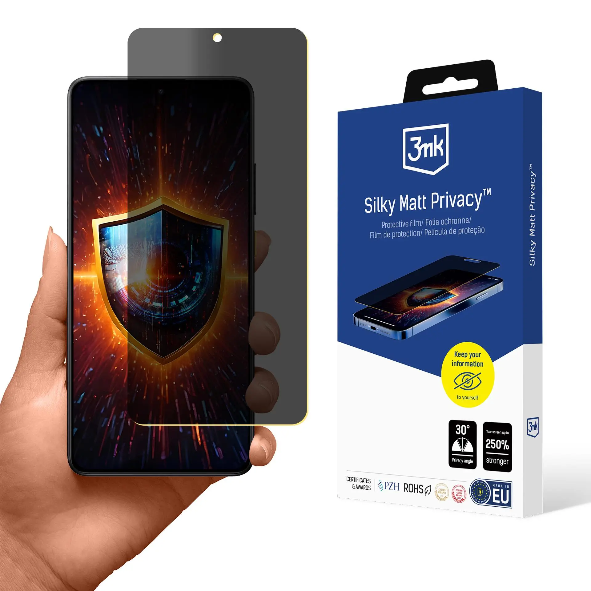 Folia ochronna 3mk Silky Matt Privacy do POCO X7 Pro