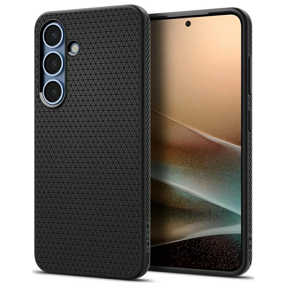Etui Spigen Liquid Air do Galaxy S25 Czarny matowy