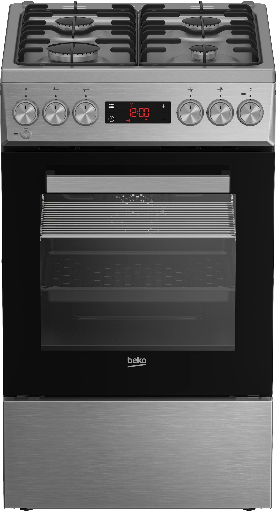 Kuchnia gazowo-elektryczna Beko FSM52320TXDT Termoobieg