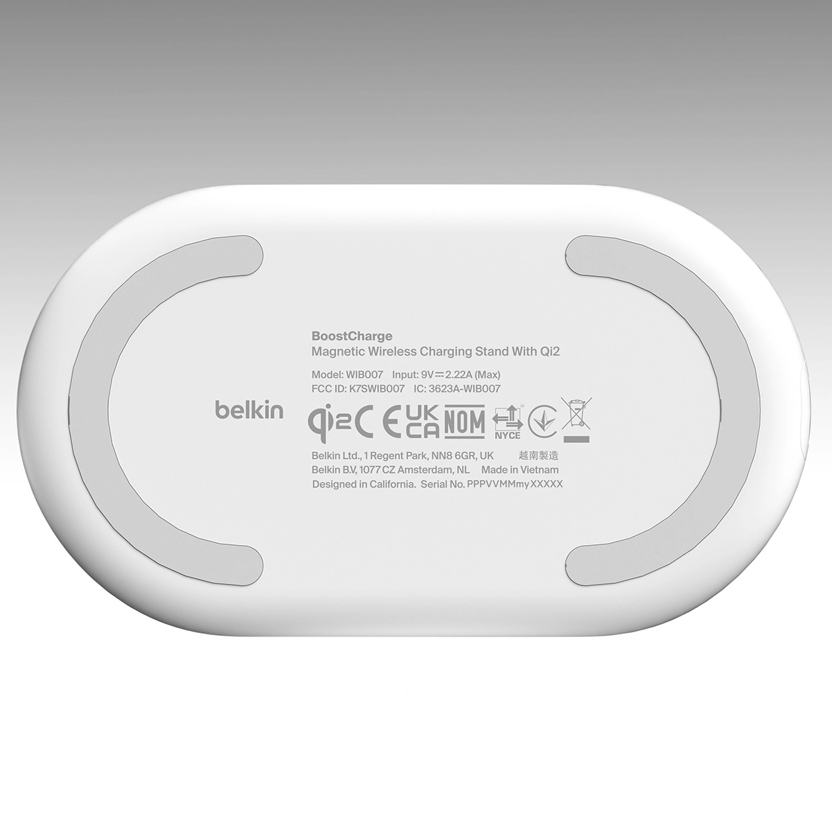 Ładowarka indukcyjna Belkin MagsSafe Qi2 15W Biały