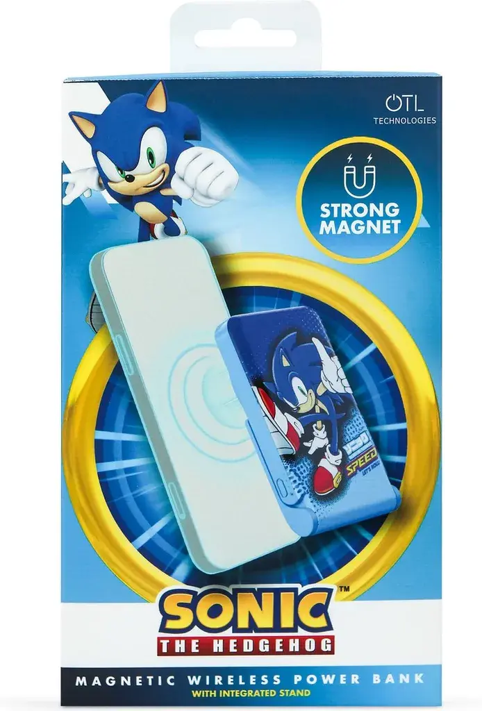 Powerbank OTL Technologies SH1195 Sonic the Hedgehog Magnetyczny 5000mAh 15W