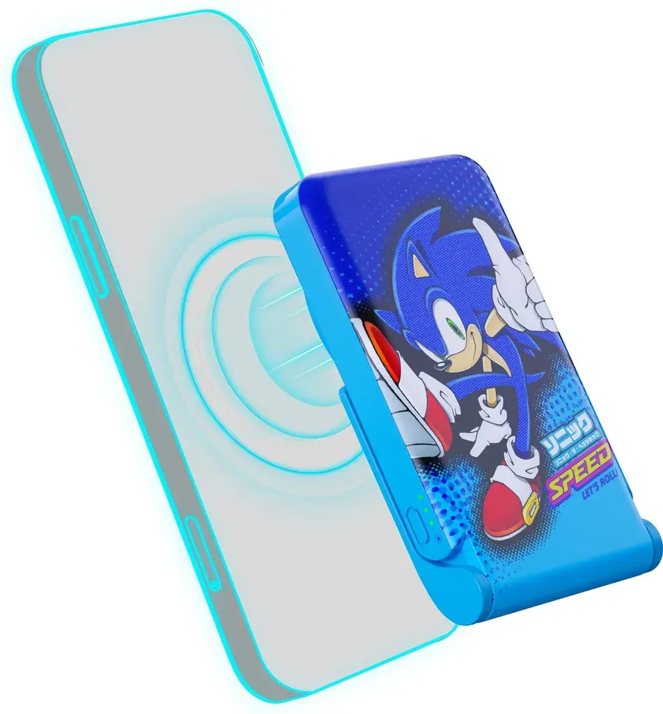 Powerbank OTL Technologies SH1195 Sonic the Hedgehog Magnetyczny 5000mAh 15W