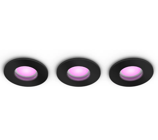 Philips Hue White and Color Ambiance Xamento 3szt. Czarny