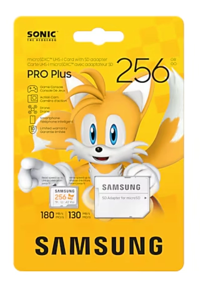 Karta pamięci Samsung PRO Plus microSD 256GB 180/130 A2 V30