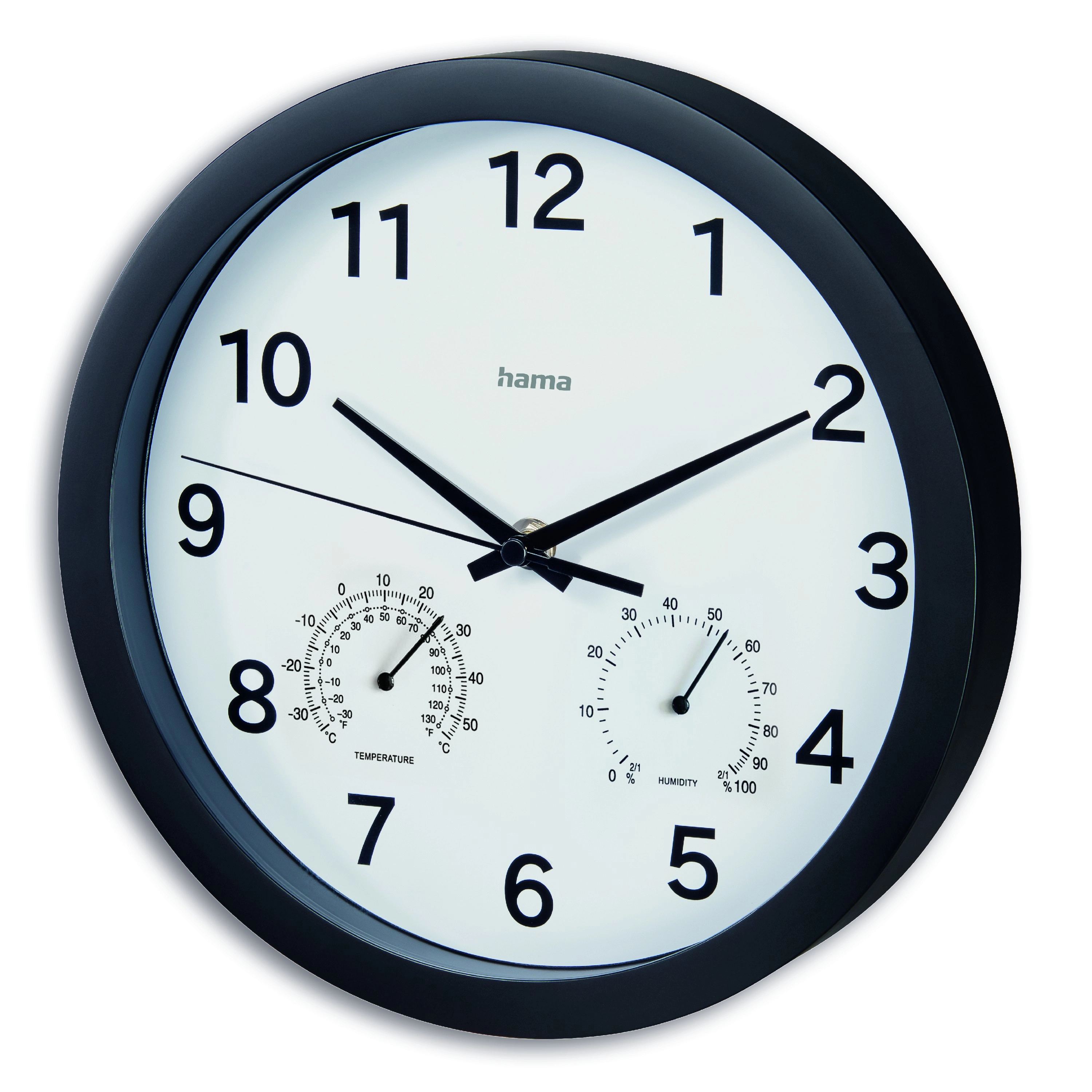 Zegar z termometrem Hama Malta 185868
