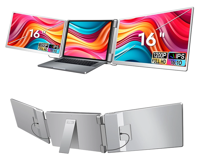 Monitor Extralink Smart Life S11 2-Screen 16" Full HD 50Hz do laptopa 12" do 18,5"
