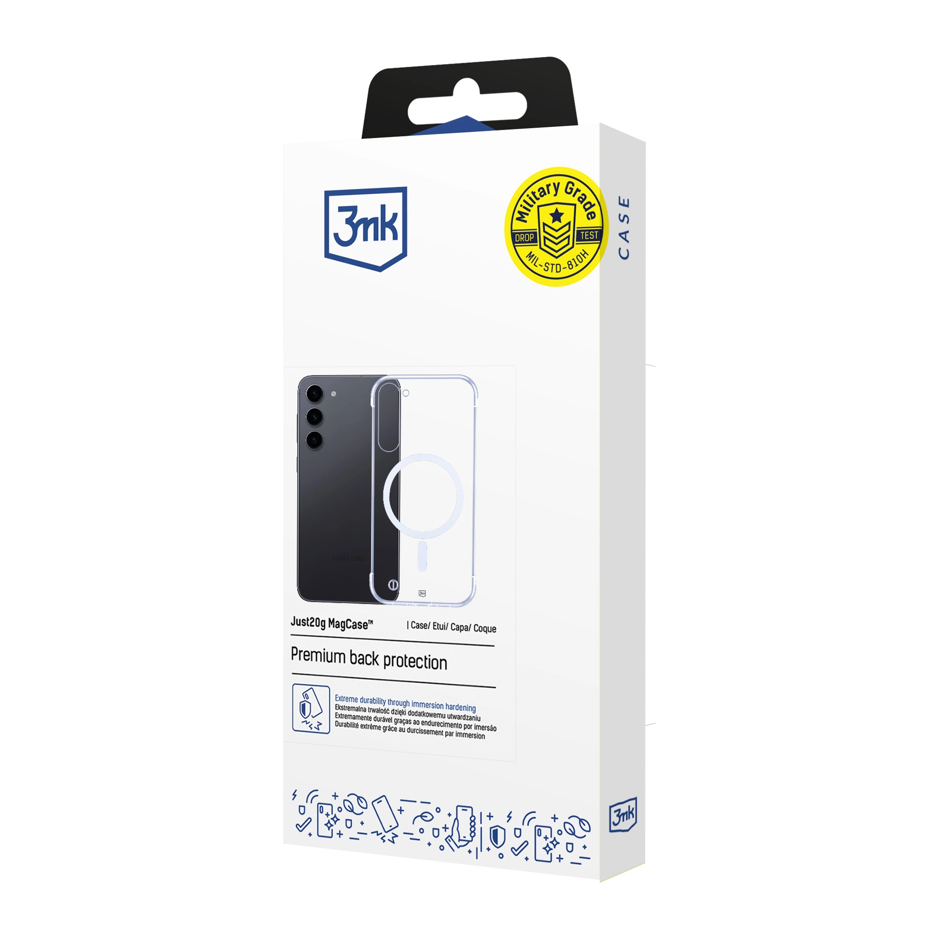 Etui 3mk Just20g MagCase do Galaxy S23 Przezroczysty