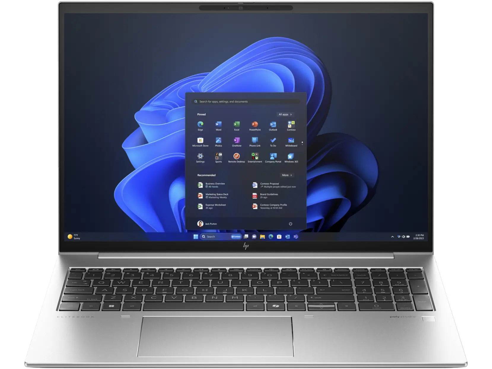 Laptop biznesowy HP EliteBook 860 G11 16" Ultra 7 155U 16GB RAM 512GB Dysk SSD Win11 Pro Srebrny