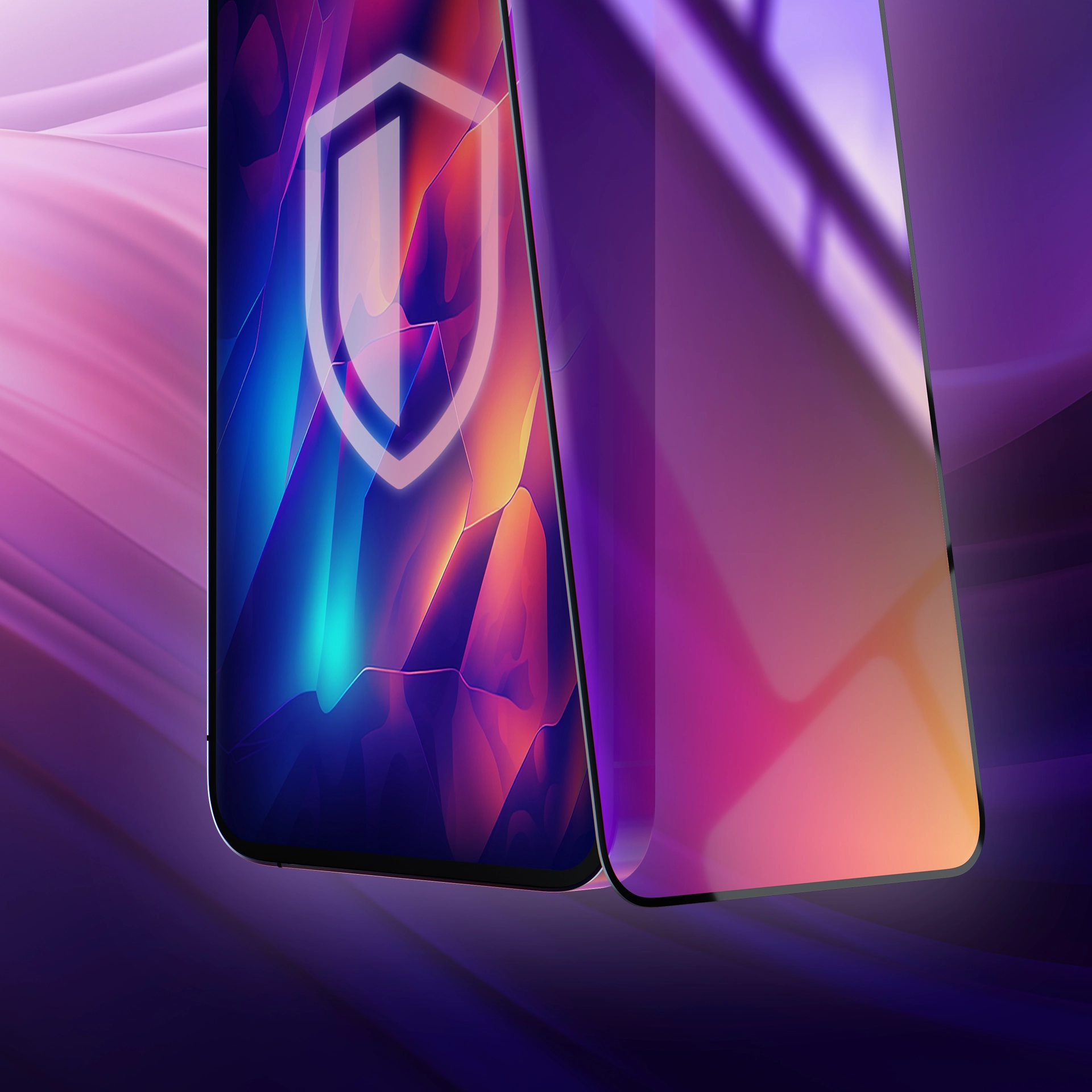 Szkło hartowane 3mk Rainbow Privacy do iPhone 15 Pro Max