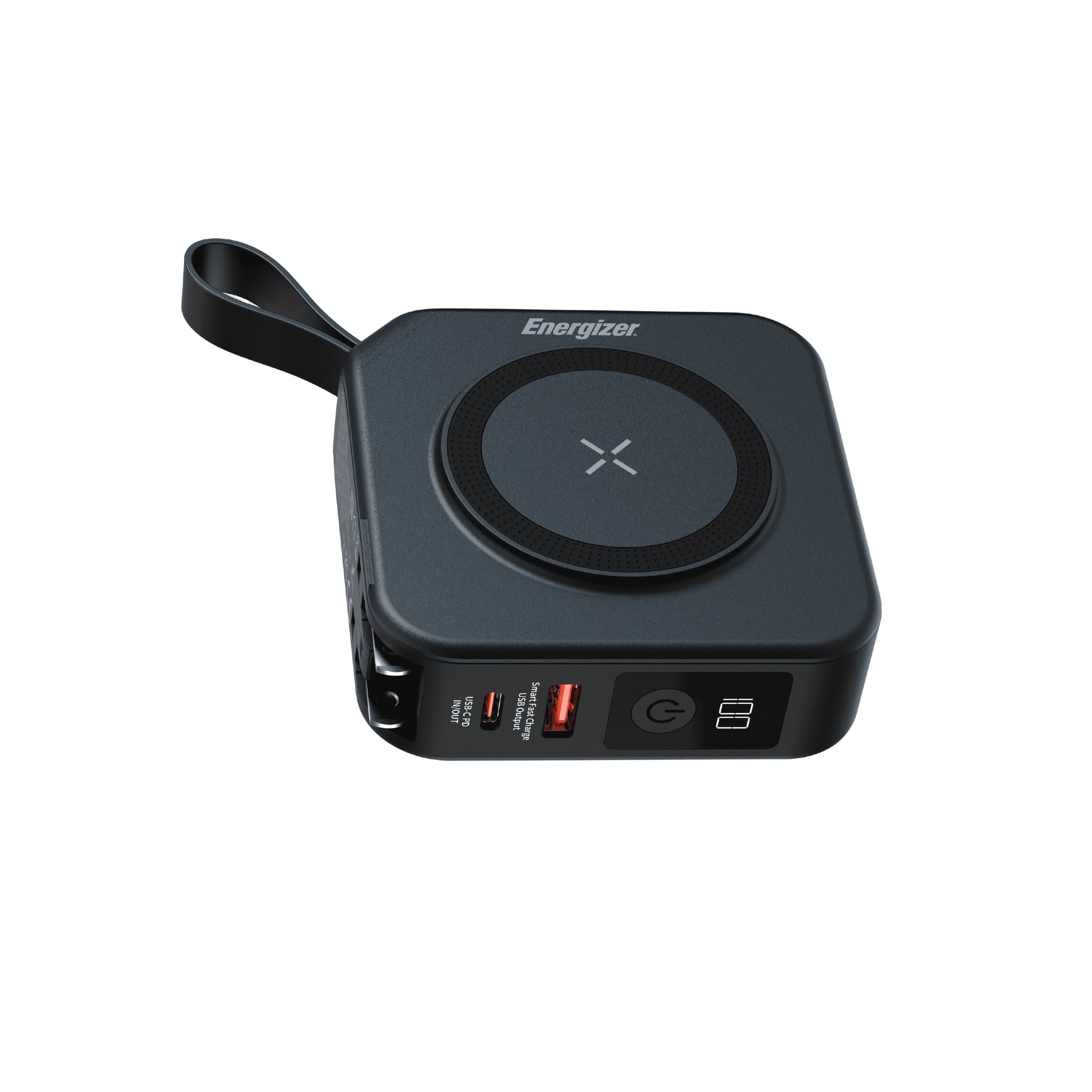 Powerbank Energizer QM10001AC 10000mAh 20W Adapter gniazda zasilania UE/UK Czarny