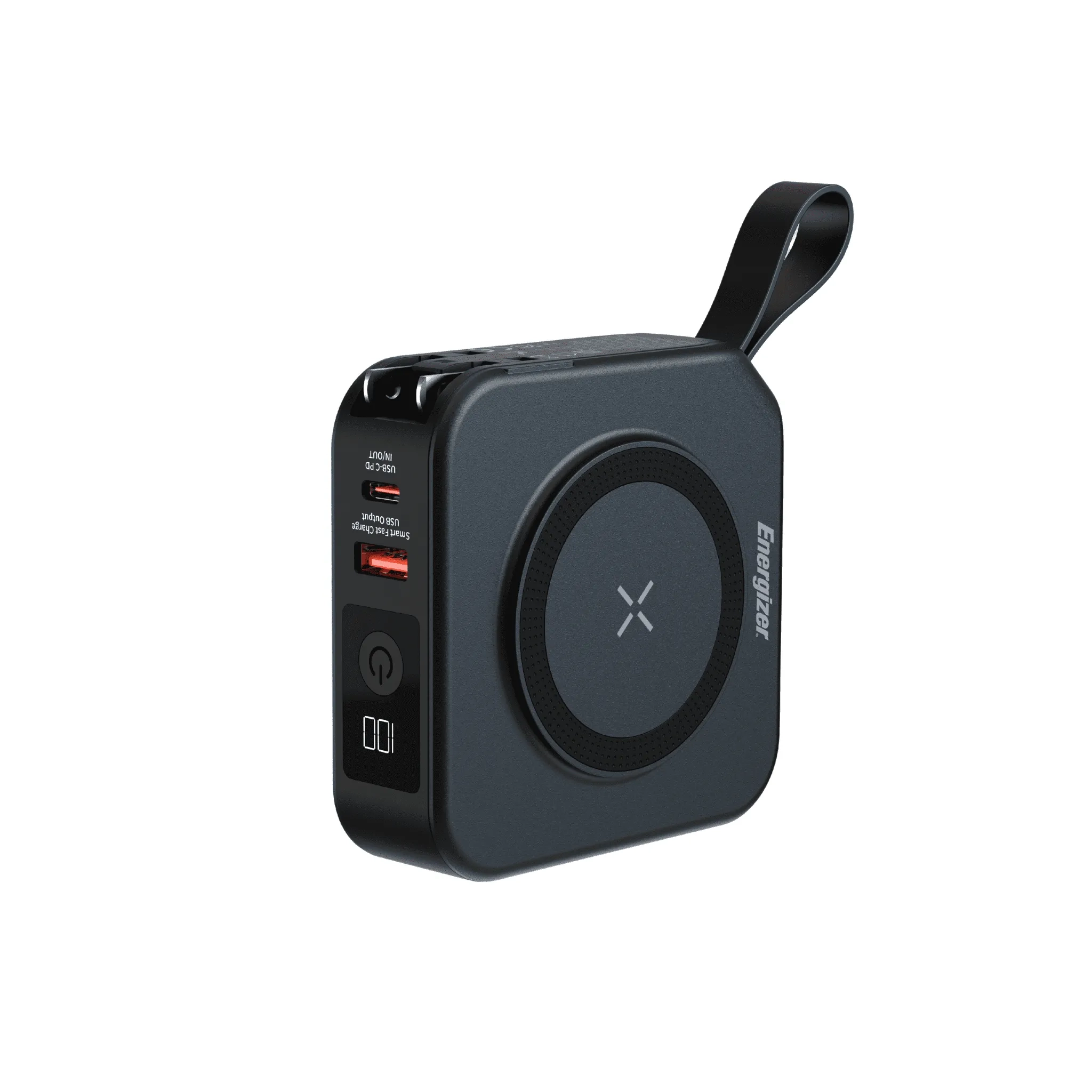 Powerbank Energizer QM10001AC 10000mAh 20W Adapter gniazda zasilania UE/UK Czarny