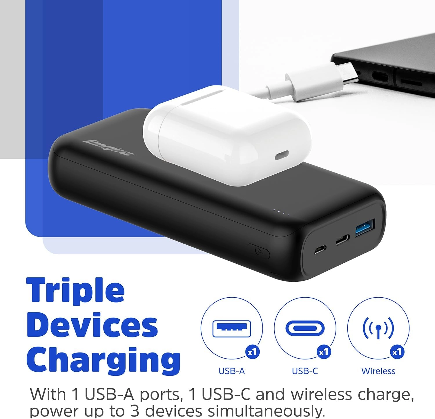Powerbank Energizer QE20009PQ 20000mAh 20W Czarny