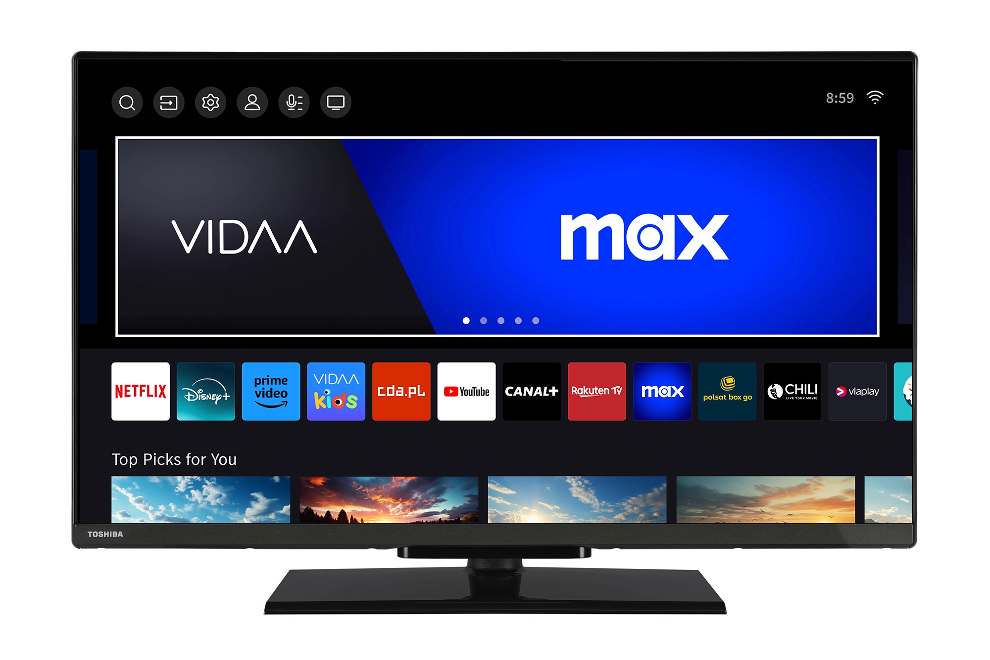 Telewizor Toshiba 32WV3F63DG 32" LED HD Ready Smart TV DVB-T2