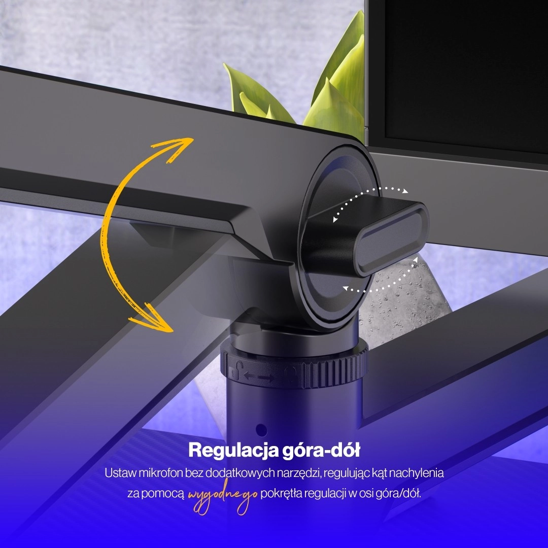 Ramię na mikrofon Endorfy EY0A009 Broadcast Low Profile Boom Arm